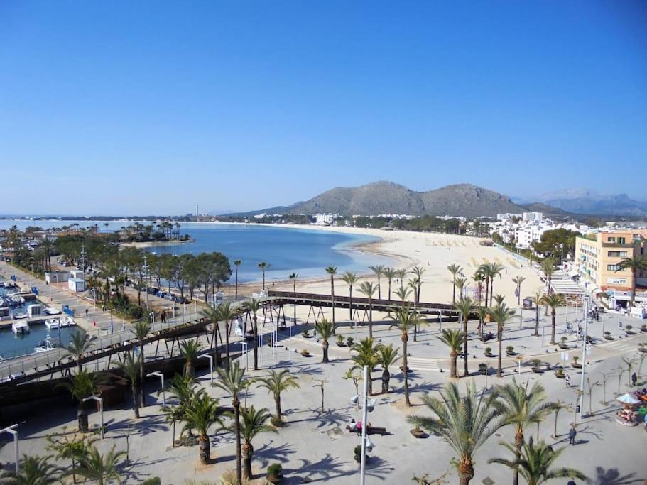 Tranquilo Apartamento Con Vistas Al Mar. Port de Alcudia  Eksteriør billede