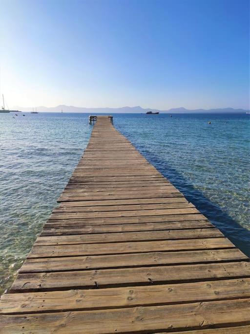 Tranquilo Apartamento Con Vistas Al Mar. Port de Alcudia  Eksteriør billede