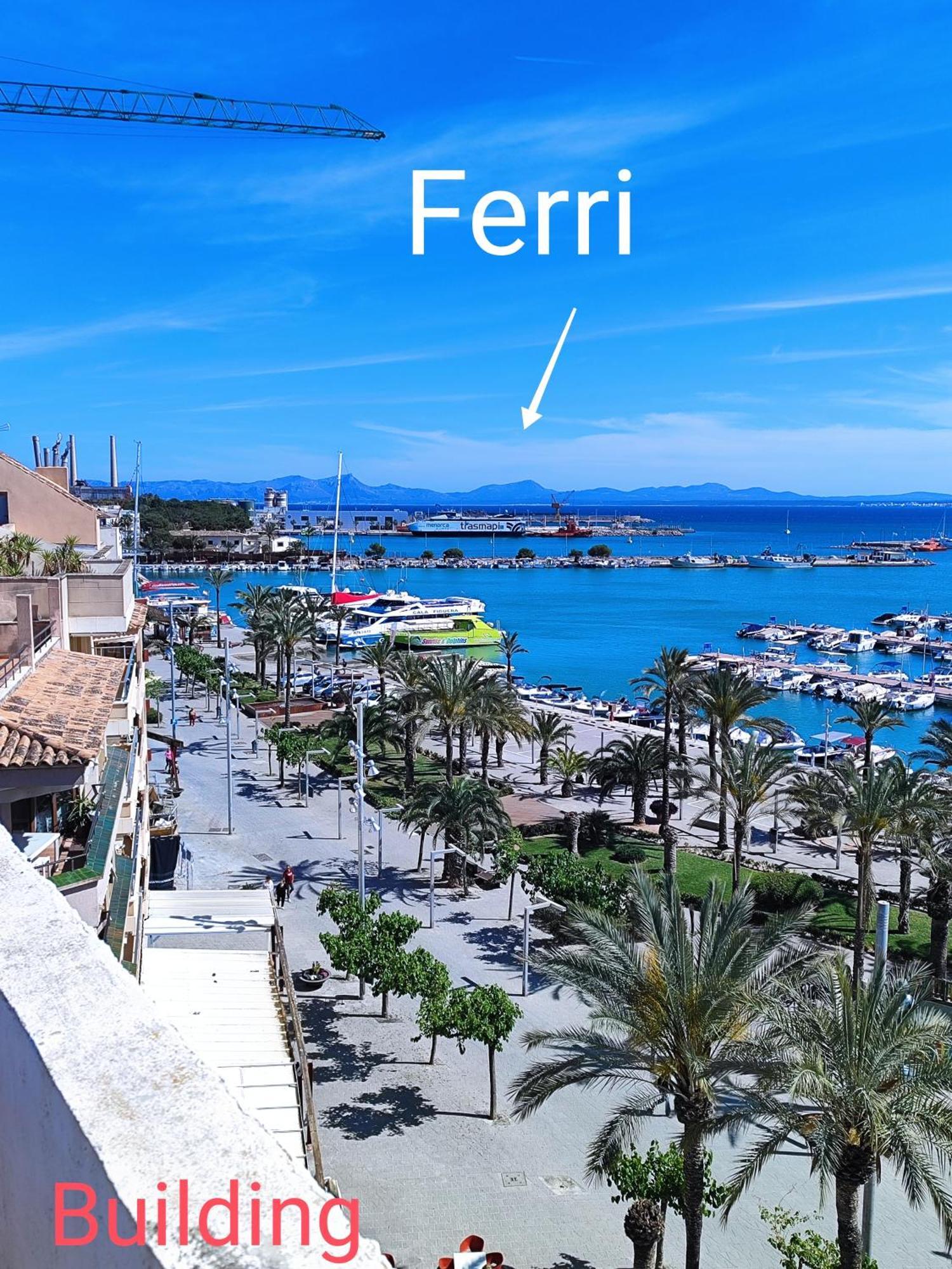 Tranquilo Apartamento Con Vistas Al Mar. Port de Alcudia  Eksteriør billede